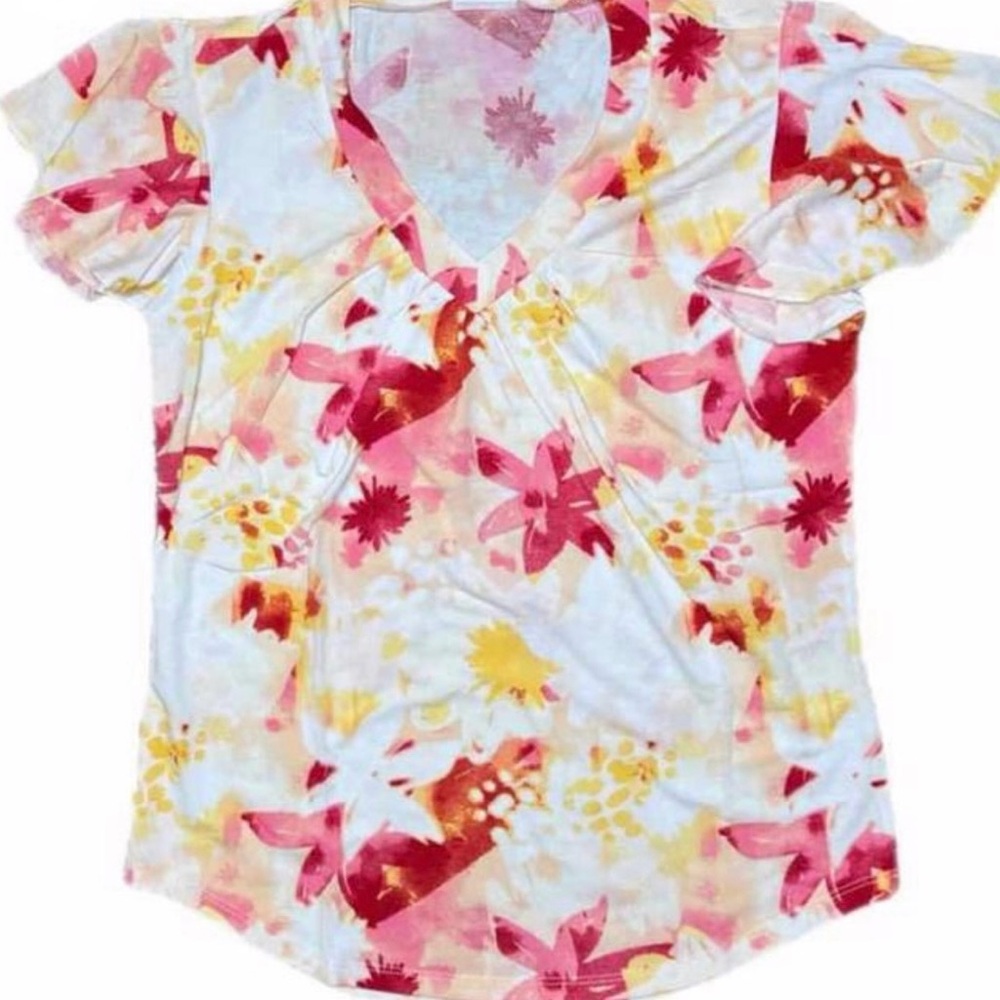 Lularoe NWT XXS Floral Susie top. - Picture 3 of 4